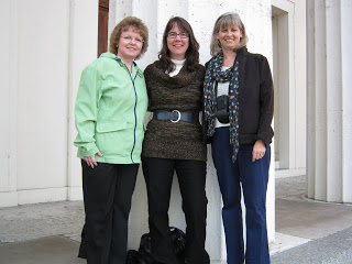 Susan Anne Mason with Eileen and Sandra Orchard